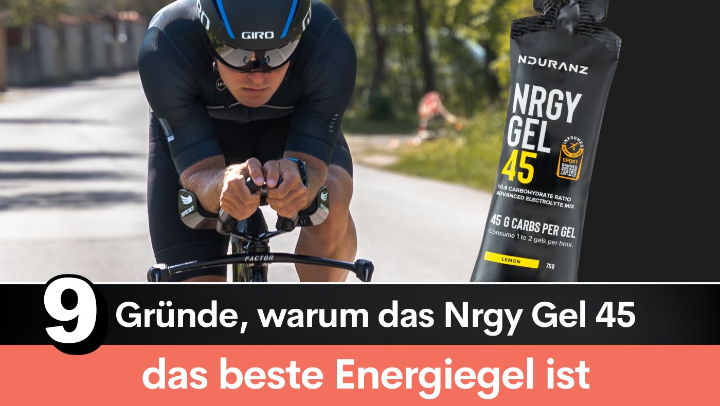 9 Gründe, warum das Nrgy Gel 45 das beste Energiegel ist