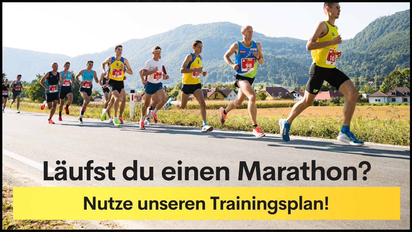 Läufst du einen Marathon? Nutze unseren Trainingsplan!