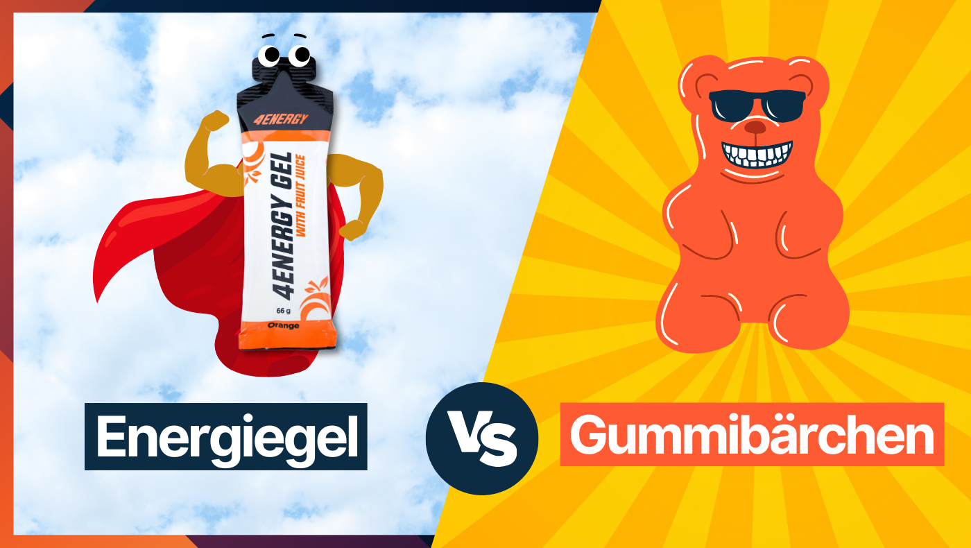 Das Radfahrer-Dilemma: Energiegel oder Gummibärchen?