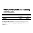 Vitamin D3+ (mit Kokosnussöl)